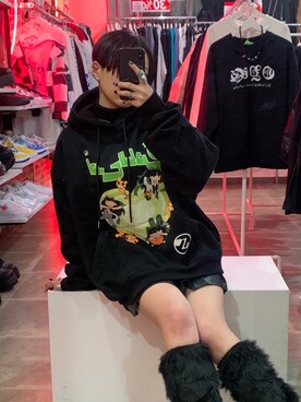 Never mind the XU / Chikashitsu+さん(レディース・154cm)の冬コーディネート