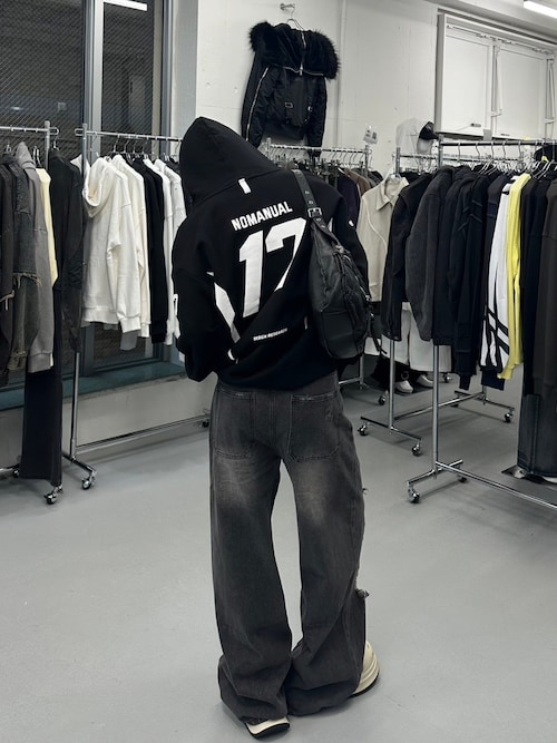 セール】【NOMANUAL】17 FOOTBALL HOODIE（パーカー）｜NOMANUAL