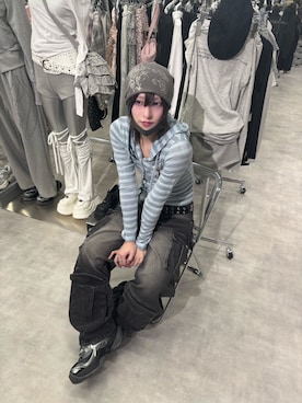 Never mind the XU / Chikashitsu+さんのコーディネート