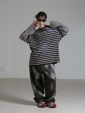 Never mind the XU / Chikashitsu+さん（骨格ナチュラル・メンズ・178cm）の夏コーディネート