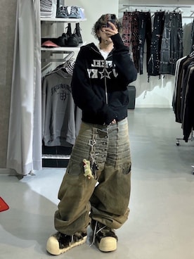 Never mind the XU / Chikashitsu+さん（レディース・165cm）の冬コーディネート