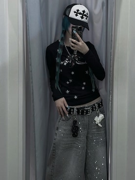 Never mind the XU / Chikashitsu+さん（レディース・165cm）の春コーディネート