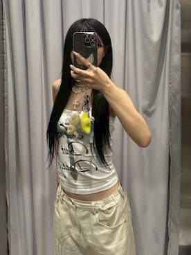 「SETUPEXE（セットアップイーエックスイー）のアイテム」を使った、Never mind the XU / Chikashitsu+さん（レディース・158cm）の秋コーディネート