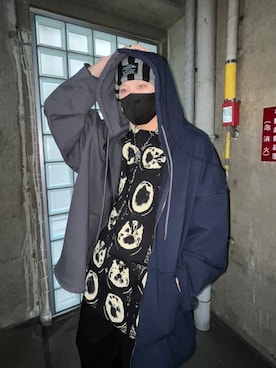 Never mind the XU / Chikashitsu+さん（メンズ・170cm）の春コーディネート