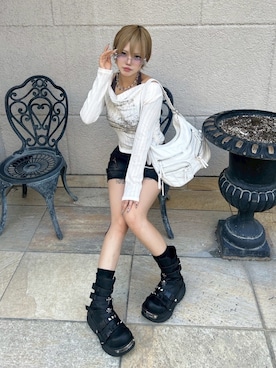 Never mind the XU / Chikashitsu+さん（レディース・153cm）の冬コーディネート