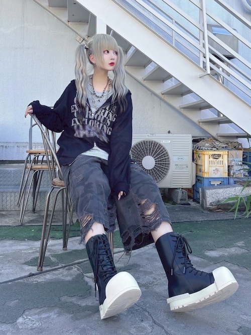 Never mind the XU】barbed wire necklace / 【ネバーマインド