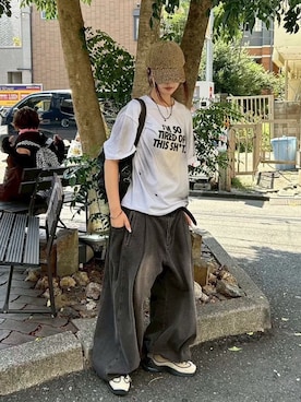 Never mind the XU / Chikashitsu+さんのコーディネート