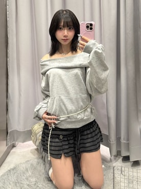 Never mind the XU / Chikashitsu+さん(レディース・153cm)の春コーディネート