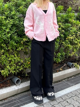「NOMANUAL（NOMANUAL）のアイテム」を使った、Never mind the XU / Chikashitsu+さん（レディース・163cm）の秋コーディネート