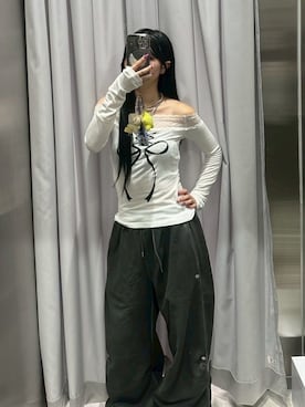 「SETUPEXE（セットアップイーエックスイー）のアイテム」を使った、Never mind the XU / Chikashitsu+さん（レディース・153cm）の秋コーディネート