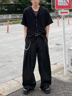 Never mind the XU / Chikashitsu+さん(メンズ・172cm)の夏コーディネート
