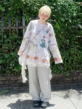 Never mind the XU / Chikashitsu+さん(レディース・154cm)の夏コーディネート
