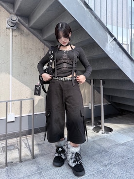 Never mind the XU / Chikashitsu+さん（レディース・163cm）の冬コーディネート