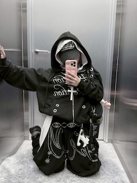 「アイテム（財布/小物）」を使った、Never mind the XU / Chikashitsu+さん（レディース・152cm）の秋コーディネート