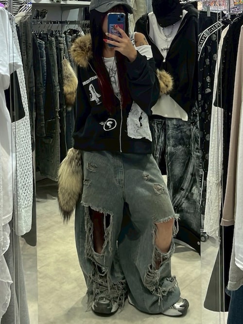 haveyoudiedbefore?】Mycelium V3 Fur Hoodie / 【ハブユー