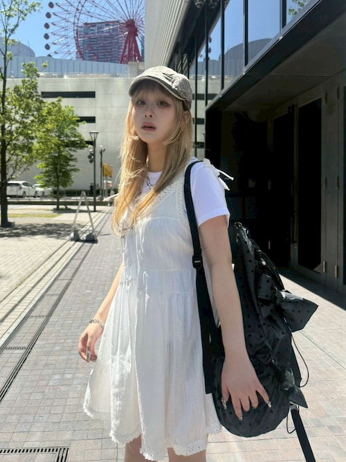 ★FANCYCLUB★DUAL CHARM NECKLACE TEE (BLACK) ★正規品/人気 FANCY CLUB】DUAL CHARM NECKLACE TEE / 【ファンシークラブ