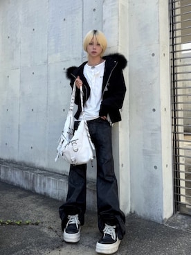 Never mind the XU / Chikashitsu+さん（骨格ナチュラル・メンズ・170cm）の秋コーディネート