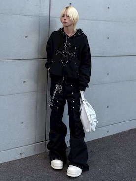 Never mind the XU / Chikashitsu+さん（骨格ナチュラル・メンズ・170cm）の秋コーディネート