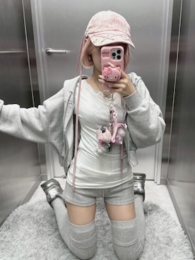 Never mind the XU / Chikashitsu+さん（レディース・152cm）の秋コーディネート