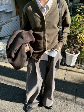 Never mind the XU / Chikashitsu+さん（メンズ・175cm）の秋コーディネート