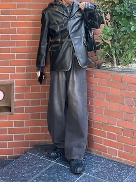Never mind the XU / Chikashitsu+さん（メンズ・180cm）の冬コーディネート
