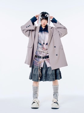 Never mind the XU / Chikashitsu+さんのコーディネート