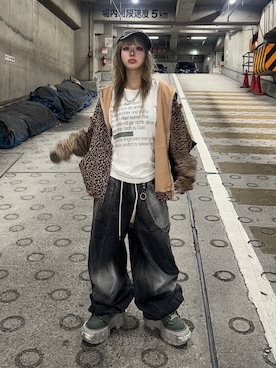 Never mind the XU / Chikashitsu+さん（レディース・153cm）の夏コーディネート