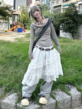 Never mind the XU / Chikashitsu+さん（レディース・164cm）の冬コーディネート