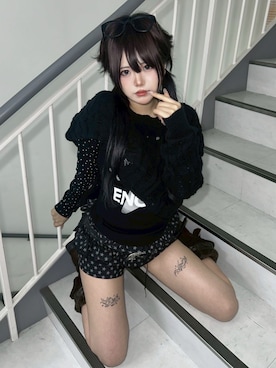 「SETUPEXE（セットアップイーエックスイー）のアイテム」を使った、Never mind the XU / Chikashitsu+さん（レディース・153cm）の春コーディネート