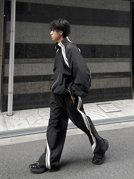 「Chikashitsu +（チカシツプラス）のアイテム（ジャケット/アウター）」を使った、Never mind the XU / Chikashitsu+さん（メンズ・171cm）の秋コーディネート