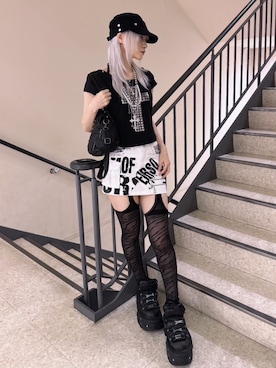 Never mind the XU / Chikashitsu+さん(レディース・156cm)の夏コーディネート