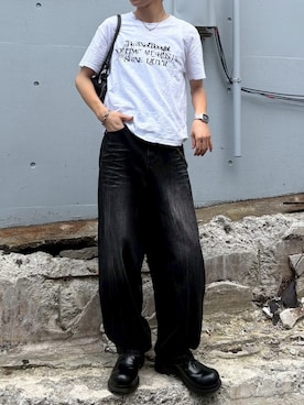 Never mind the XU / Chikashitsu+さん(メンズ・172cm)の夏コーディネート