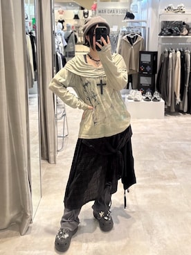 Never mind the XU / Chikashitsu+さん（レディース・156cm）の冬コーディネート