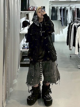 Never mind the XU / Chikashitsu+さんのコーディネート