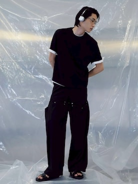 Never mind the XU / Chikashitsu+さん(メンズ・181cm)の冬コーディネート