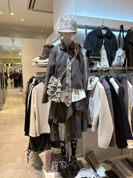 「Never mind the XU / Chikashitsu+（ネバーマインド ザ エックスユー / チカシツプラス）のアイテム」を使った、Never mind the XU / Chikashitsu+さん（レディース・165cm）の秋コーディネート