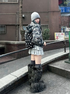 Never mind the XU / Chikashitsu+さん（レディース・158cm）の春コーディネート