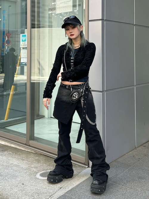 COS ショート丈 襟付き カーディガン ボレロ ブラック セール】 【WEB限定カラーあり・接触冷感・UVカット】PINION