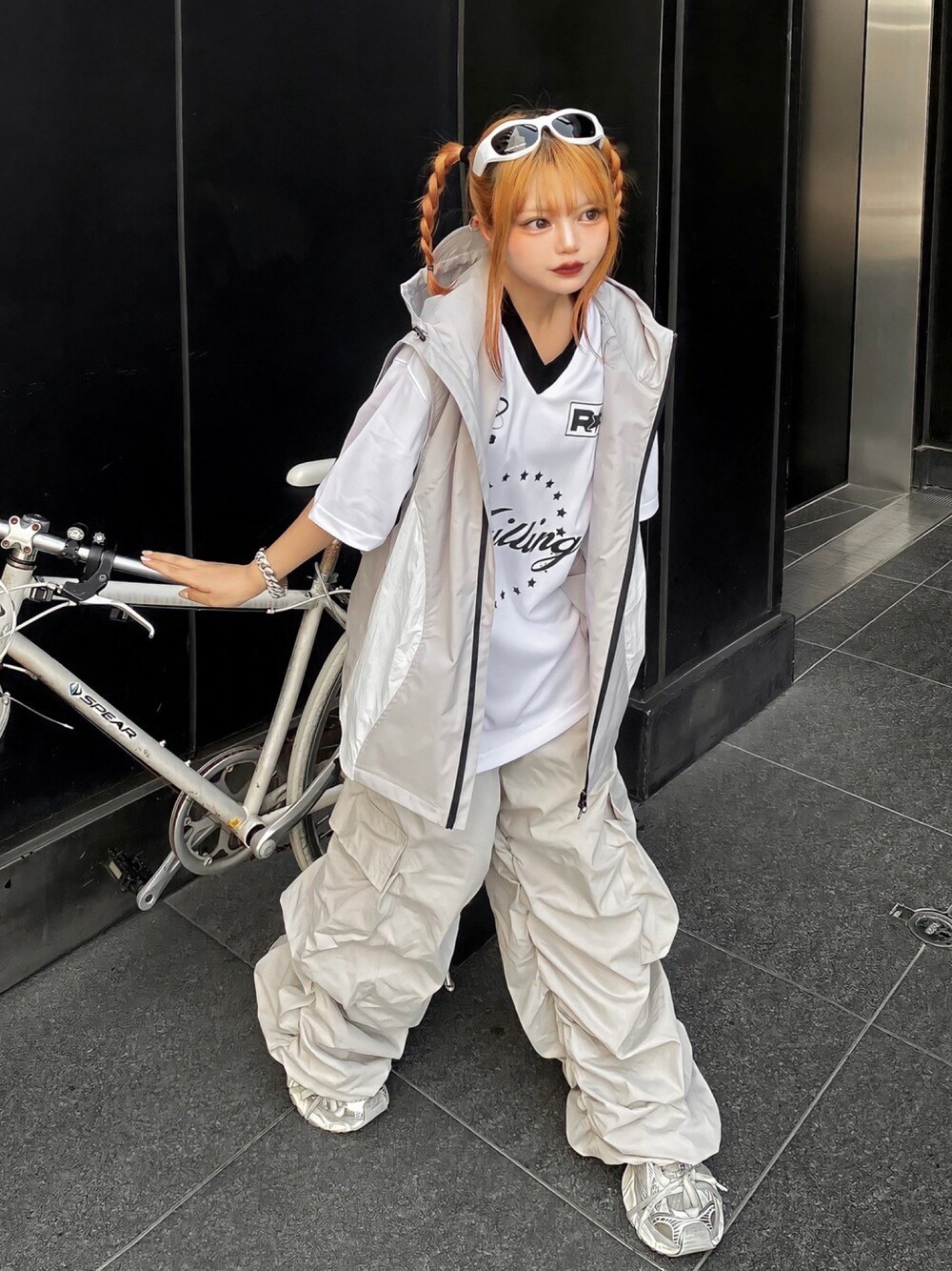 韓国ブランド runningHIGH ランニングハイ MOTOR CYCLE JERSEY H