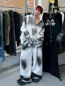 Never mind the XU / Chikashitsu+さん（メンズ・168cm）の冬コーディネート