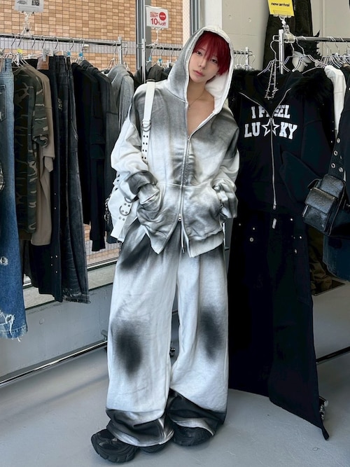 nmtc+】washing zip up hoodie / 【エヌエムティーシープラス