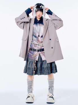 Never mind the XU / Chikashitsu+さんのコーディネート