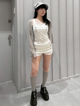 Never mind the XU / Chikashitsu+さん(レディース・151cm)の夏コーディネート