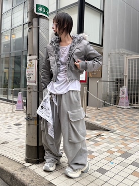 Never mind the XU / Chikashitsu+さんのコーディネート