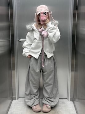 Never mind the XU / Chikashitsu+さん（レディース・152cm）の秋コーディネート