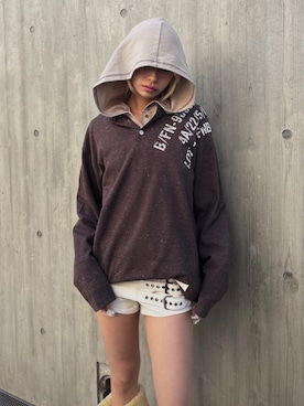 Never mind the XU / Chikashitsu+さん（レディース・159cm）の春コーディネート