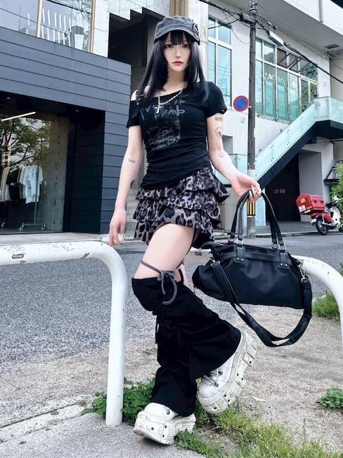 Theater code ショルダーバッグ cross ornament shoulder bag