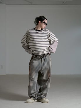 Never mind the XU / Chikashitsu+さん（骨格ナチュラル・メンズ・178cm）の夏コーディネート