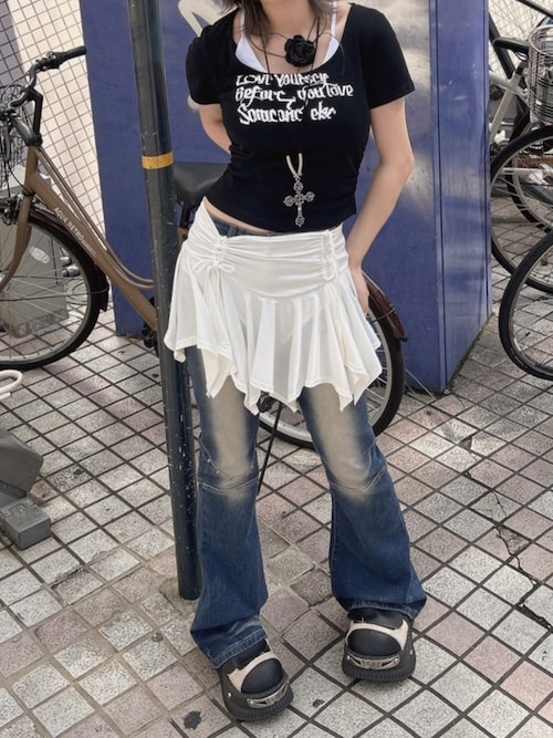 Tシャツ・カットソー Layered Bandeau Top RODEO CROWNS WIDE BOWL | Surf Bum Tシャツ (Tシャツ