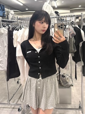 「CRANK（クランク）のアイテム」を使った、Never mind the XU / Chikashitsu+さん（レディース・153cm）の秋コーディネート